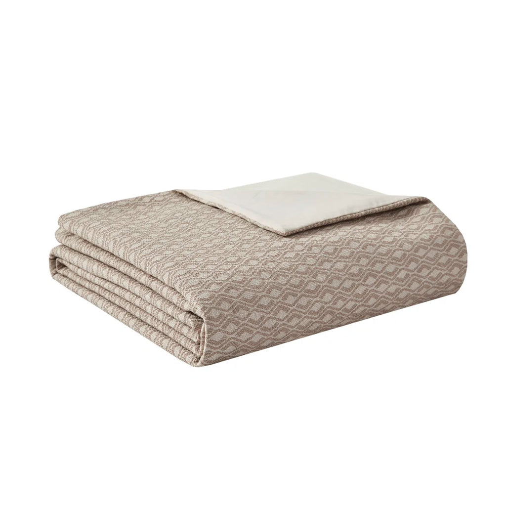 Madison Park Signature Grace Geometric Oversized Jacquard Comforter Set