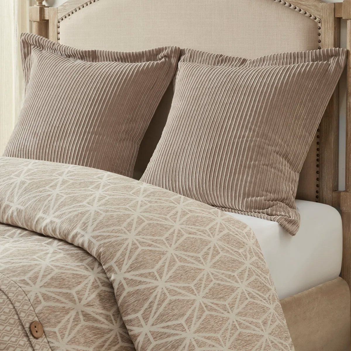 Madison Park Signature Grace Geometric Oversized Jacquard Comforter Set