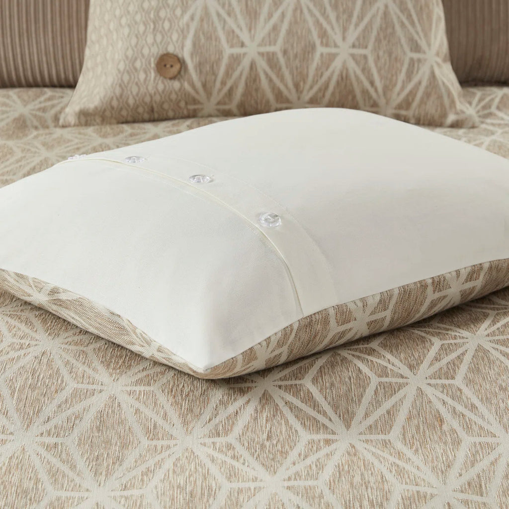 Madison Park Signature Grace Geometric Oversized Jacquard Comforter Set